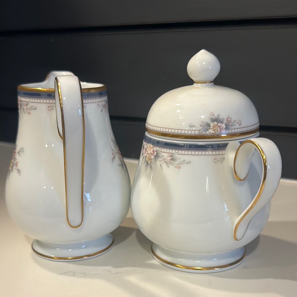 Vintage Noritake Ontario Creamer and Sugar Set - Picture 9 of 9